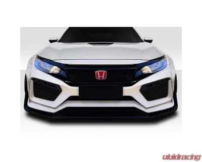 2016-2021 Honda Civic 4DR Duraflex RBT Widebody Look Front Bumper - 1 Piece - 117584