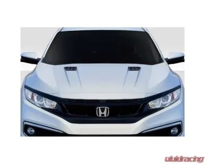 2016-2021 Honda Civic Duraflex Broman Hood - 1 Piece - 117592