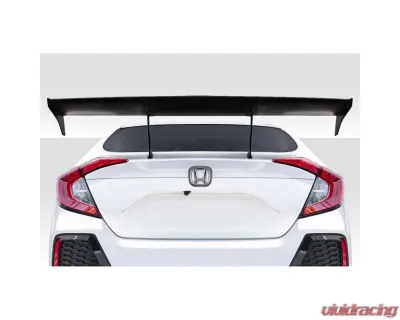 2016-2021 Honda Civic 4DR Duraflex Broman Wing Spoiler - 5 Pieces - 117594
