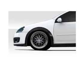 2006-2009 Volkswagen Golf GTI Duraflex Euroline Front Fender Flares - 2 Pieces