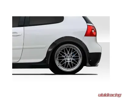2006-2009 Volkswagen Golf GTI Duraflex Euroline Rear Fender Flares - 2 Pieces - 117786