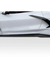 2020-2023 Chevrolet Corvette C8 Duraflex Gran Veloce Wide Body Side Skirt Rocker Panel Splitters - 2 Pieces                                     - 117914 - Image 2