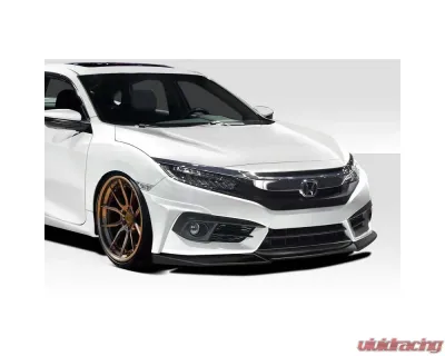 2016-2018 Honda Civic 2DR 4DR Duraflex Yoka Front Lip Spoiler Air Dam  - 3 Pieces - 117944