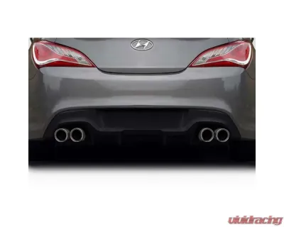2010-2016 Hyundai Genesis Coupe Duraflex Twins Rear Diffuser - 1 Piece - 117966