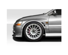 2003-2006 Mitsubishi Lancer Evolution 8 9 Duraflex Cyber Front Fender Flares - 2 Pieces