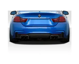 2014-2020 BMW 4 Series F32 Duraflex Quadro Rear Diffuser - 1 Piece