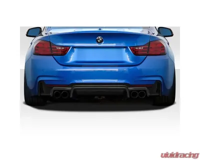 2014-2020 BMW 4 Series F32 Duraflex Quadro Rear Diffuser - 1 Piece - 117982