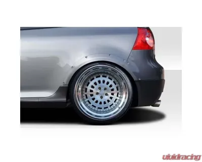 2006-2009 Golf GTI R32 Duraflex ETF Tune Rear Fender Flares - 2 Piece - 118056
