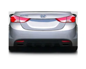2011-2013 Hyundai Elantra Duraflex SQR Rear Diffuser - 1 Piece
