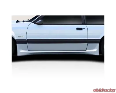 1979-1993 Ford Mustang Duraflex Apex Aero Side Skirts -2 Piece - 118086