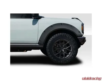 2021-2023 Ford Bronco Duraflex Extreme Country Front Fender Flares - 2 Piece - 118092