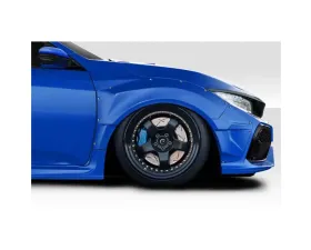 2016-2021 Honda Civic HB Duraflex Speedster Widebody Front Fender Flares - 4 Pieces