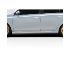 2010-2014 Volkswagen Golf GTI MK6 Duraflex Rabbet Side Skirt Splitters - 2 Piece