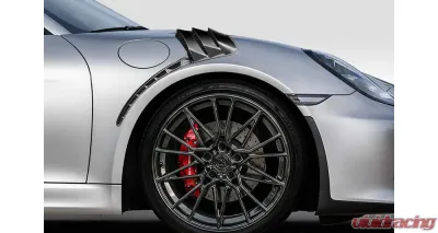 2013-2016 Porsche 981 Boxster Cayman Duraflex GT-2 RS Look Front Fenders - 2 Piece - 118345