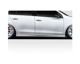 2010-2014 Volkswagen GTI Duraflex Votex Look Side Skirt Rocker Panels - 2 Pieces
