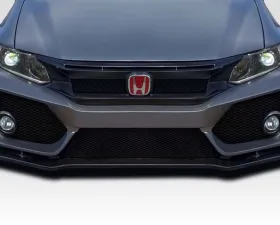 2012-2015 Honda Civic 4DR Duraflex FK8 Type R Look Front Bumper Cover - 1 Piece