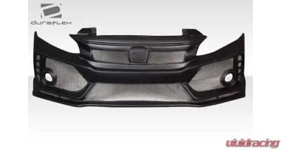 2012-2015 Honda Civic 4DR Duraflex FK8 Type R Look Front Bumper Cover - 1 Piece - 118515