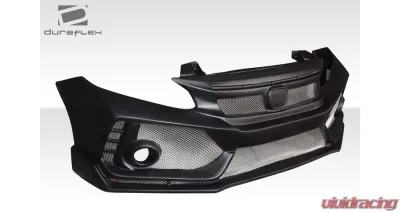 2012-2015 Honda Civic 4DR Duraflex FK8 Type R Look Front Bumper Cover - 1 Piece - 118515