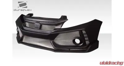 2012-2015 Honda Civic 4DR Duraflex FK8 Type R Look Front Bumper Cover - 1 Piece - 118515