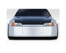 1992-1995 Honda Civic Duraflex Road Racer Front Bumper Cover - 1 Piece