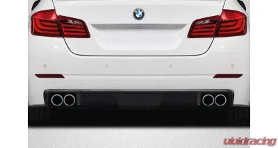 2011-2016 BMW 5 Series F10 4DR Carbon Creations Wave Rear Diffuser - 1 Piece - 119086