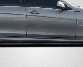 2008-2014 Mercedes Benz C Class W204 Carbon Creations Radian Side Skirt Rocker Panel Splitters - 2 Pieces