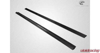 2008-2014 Mercedes Benz C Class W204 Carbon Creations Radian Side Skirt Rocker Panel Splitters - 2 Pieces - 119093