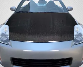 2003-2006 Nissan 350Z Z33 Carbon Creations Geo6ix Dritech JGTC Hood - 1 Piece