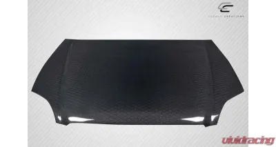 1999-2000 Honda Civic Carbon Creations Geo6ix Dritech OEM Look Hood - 1 Piece - 119199