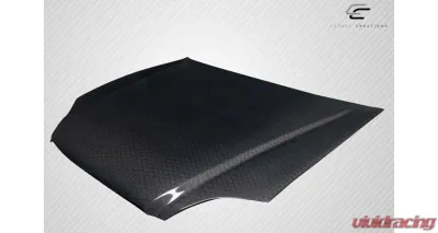 1999-2000 Honda Civic Carbon Creations Geo6ix Dritech OEM Look Hood - 1 Piece - 119199