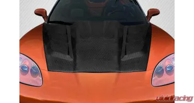 2005-2013 Chevrolet Corvette C6 Carbon Creations Geo6ix Dritech ZR Edition 2 Hood - 1 Piece - 119202
