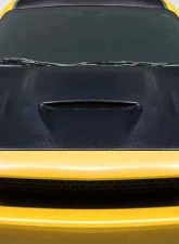 2008-2023 Dodge Challenger Carbon Creations Geo6ix Dritech Hellcat Look Hood - 1 Piece                                     - 119204 - Image 5