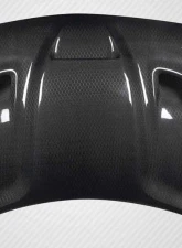 2008-2023 Dodge Challenger Carbon Creations Geo6ix Dritech Hellcat Look Hood - 1 Piece                                     - 119204 - Image 5
