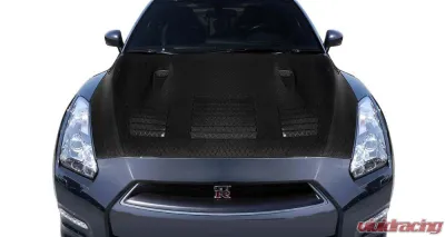 2009-2016 Nissan GT-R R35 Carbon Creations Geo6ix GT2 Hood - 1 Piece - 119216