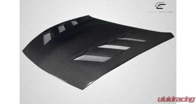 2009-2020 Nissan 370Z Z34 Carbon Creations Geo6ix AM-S Hood - 1 Piece - 119218
