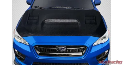 2015-2021 Subaru WRX Carbon Creations Geo6ix C-1 Hood - 1 Piece - 119219