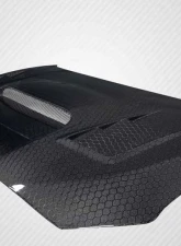 2015-2021 Subaru WRX Carbon Creations Geo6ix C-1 Hood - 1 Piece                                     - 119219 - Image 3