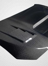 2015-2021 Subaru WRX Carbon Creations Geo6ix C-1 Hood - 1 Piece                                     - 119219 - Image 4