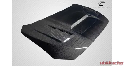 2015-2021 Subaru WRX Carbon Creations Geo6ix C-1 Hood - 1 Piece - 119219