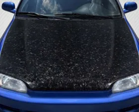 1992-1995 Honda Civic 2DR / HB Carbon Creations AeroForge Dritech OEM Look Hood - 1 Piece