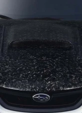 2008-2011 Subaru Impreza 2008-2014 WRX STI Carbon Creations AeroForge Dritech GT Concept Hood - 1 Piece                                     - 119237 - Image 5