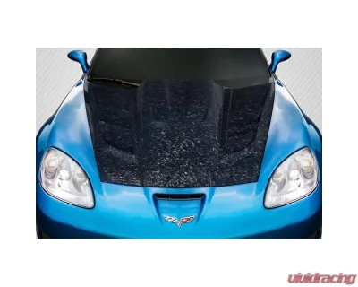 2005-2013 Chevrolet Corvette C6 Carbon Creations AeroForge Dritech ZR Edition 2 Hood - 1 Piece - 119238