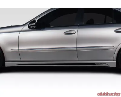 2003-2009 Mercedes Benz E Class W211 Duraflex Aiming Side Skirt Rocker Panels - 2 Pieces - 119090