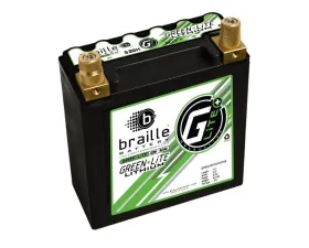Braille 12 Volt/451 PCA/18.0 AMP Lithium Green-Lite Motorsports Right Battery