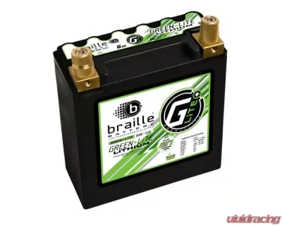 Braille 12 Volt/947 PCA/15.0 AMP Lithium Green-Lite Motorsports Right Battery - G20S