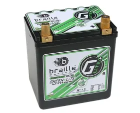 Braille 12 Volt/1197 PCA/20.0 AMP/8.25 Lbs Lithium Green-Lite Motorsports Right Battery