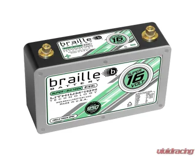 Braille Lithium "Super 16" Volt Battery B169L - B169L
