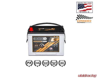 Braille Endurance Advanced AGM Battery Group Size 34 - B34