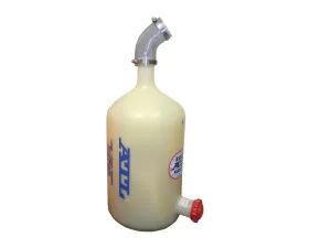 ATL Racing 5 Gal. Vent/Fill Bottle w/ Safety Foam Baffling & 45 Degree Reducing Elbow