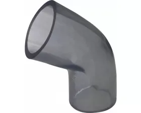 ATL Racing 2-1/4 inch I.D. Clear 45 Degree Flex Elbow